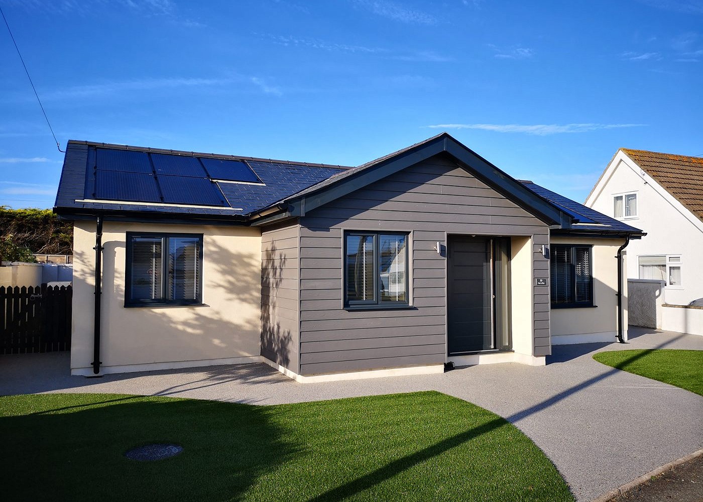 Refurbished house with new extension
